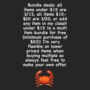 Closet Bundle Deals! 3/15 or 3/20